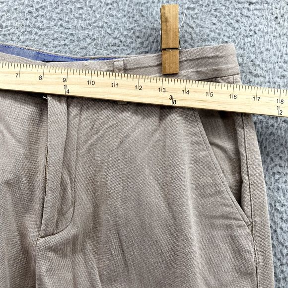 Banana Republic Pants Adult 32X30 Beige Kentfield Cotton Slacks Chino Preppy Men - Picture 4 of 13